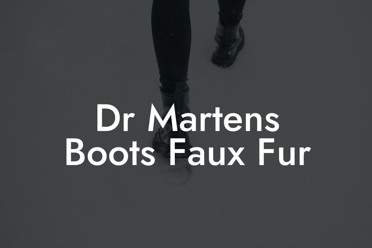 Dr Martens Boots Faux Fur