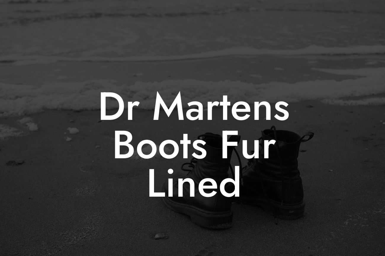 Dr Martens Boots Fur Lined