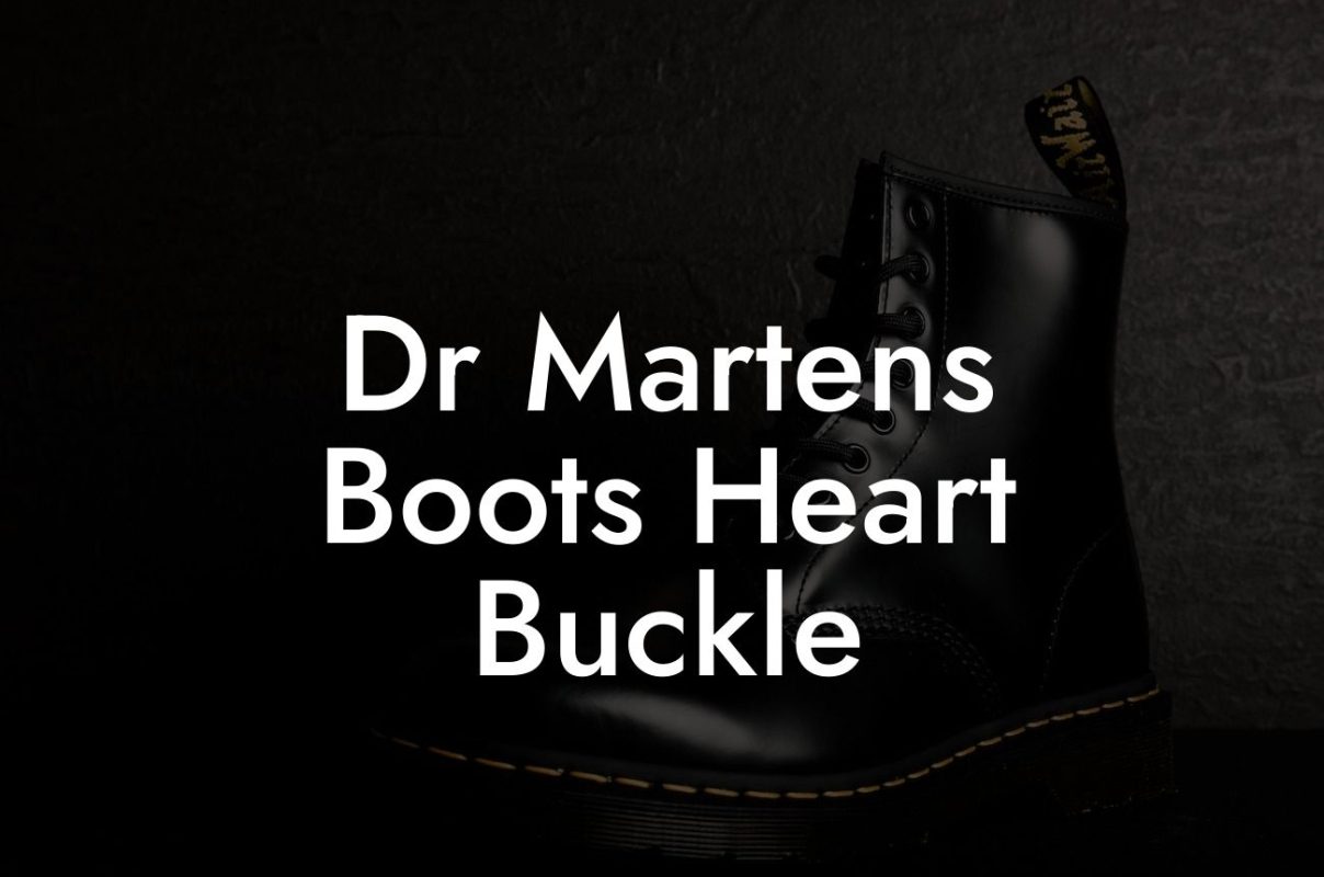 Dr Martens Boots Heart Buckle