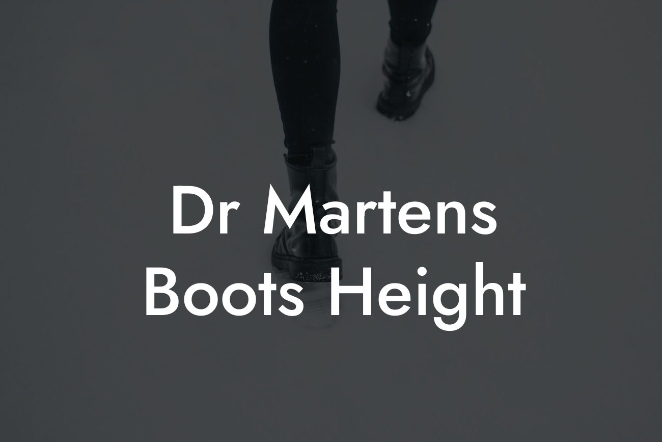 Dr Martens Boots Height