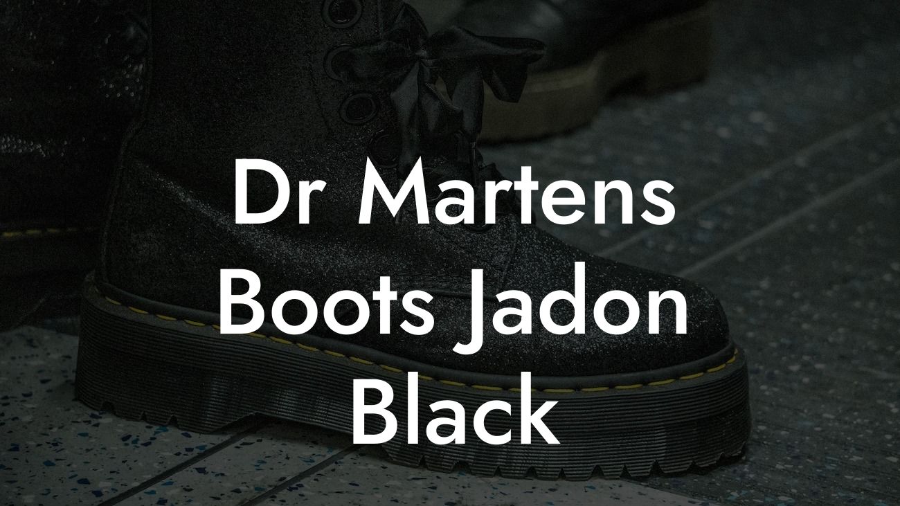 Dr Martens Boots Jadon Black