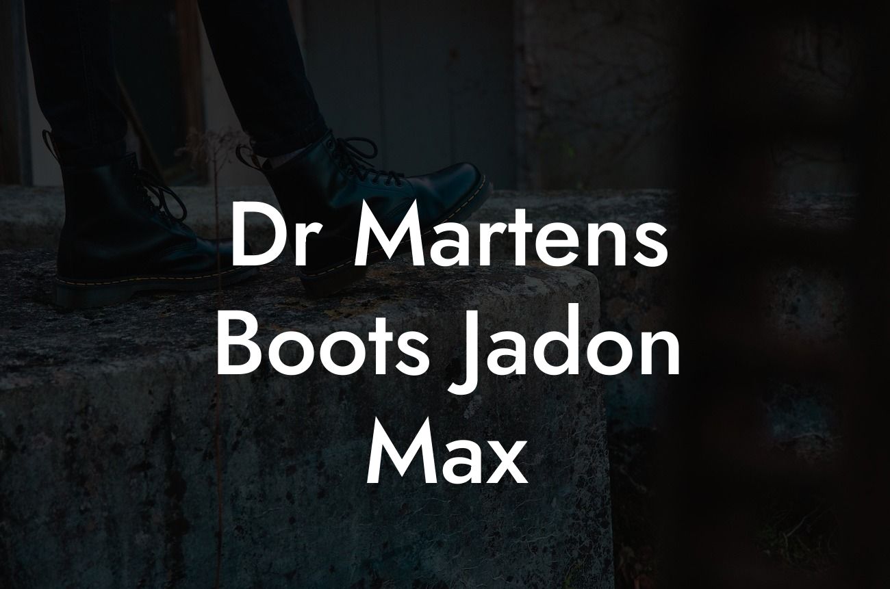 Dr Martens Boots Jadon Max