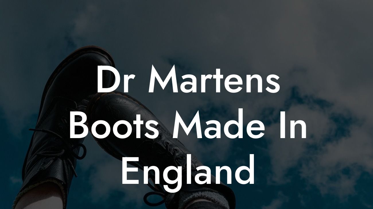 Dr Martens Boots Made In England