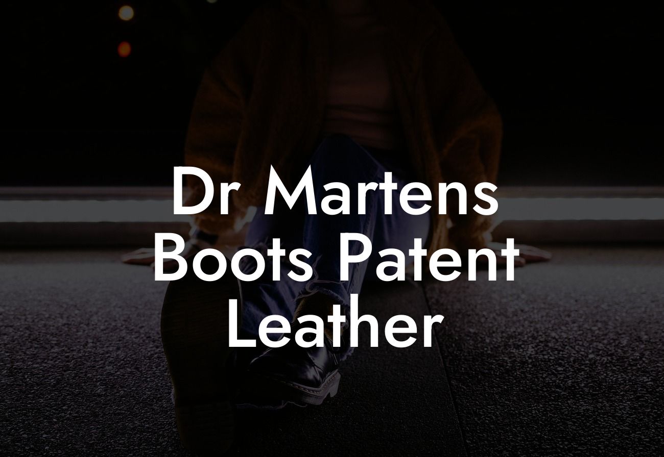 Dr Martens Boots Patent Leather