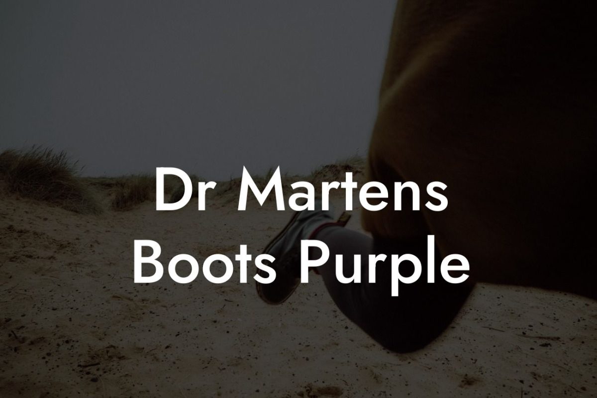 Dr Martens Boots Purple