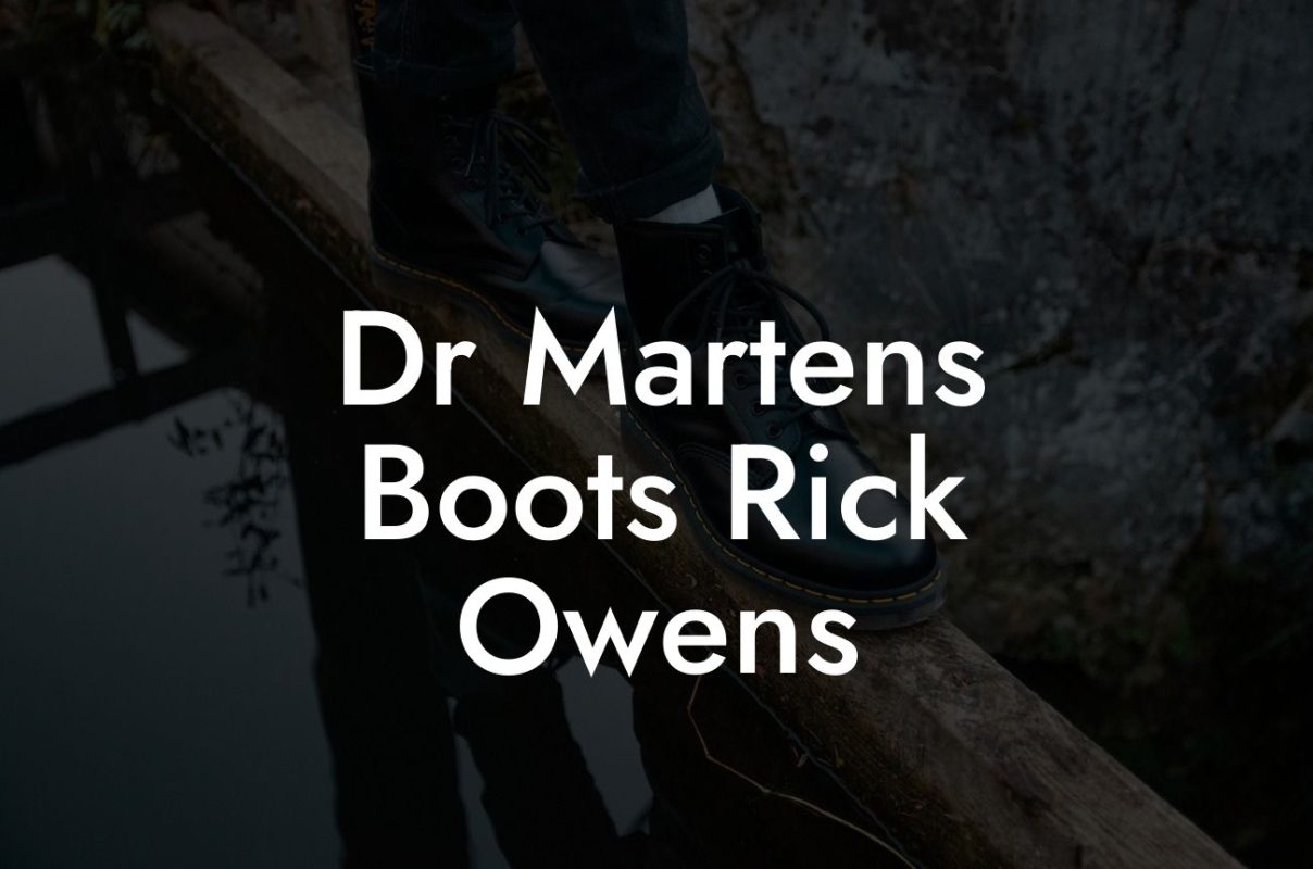 Dr Martens Boots Rick Owens