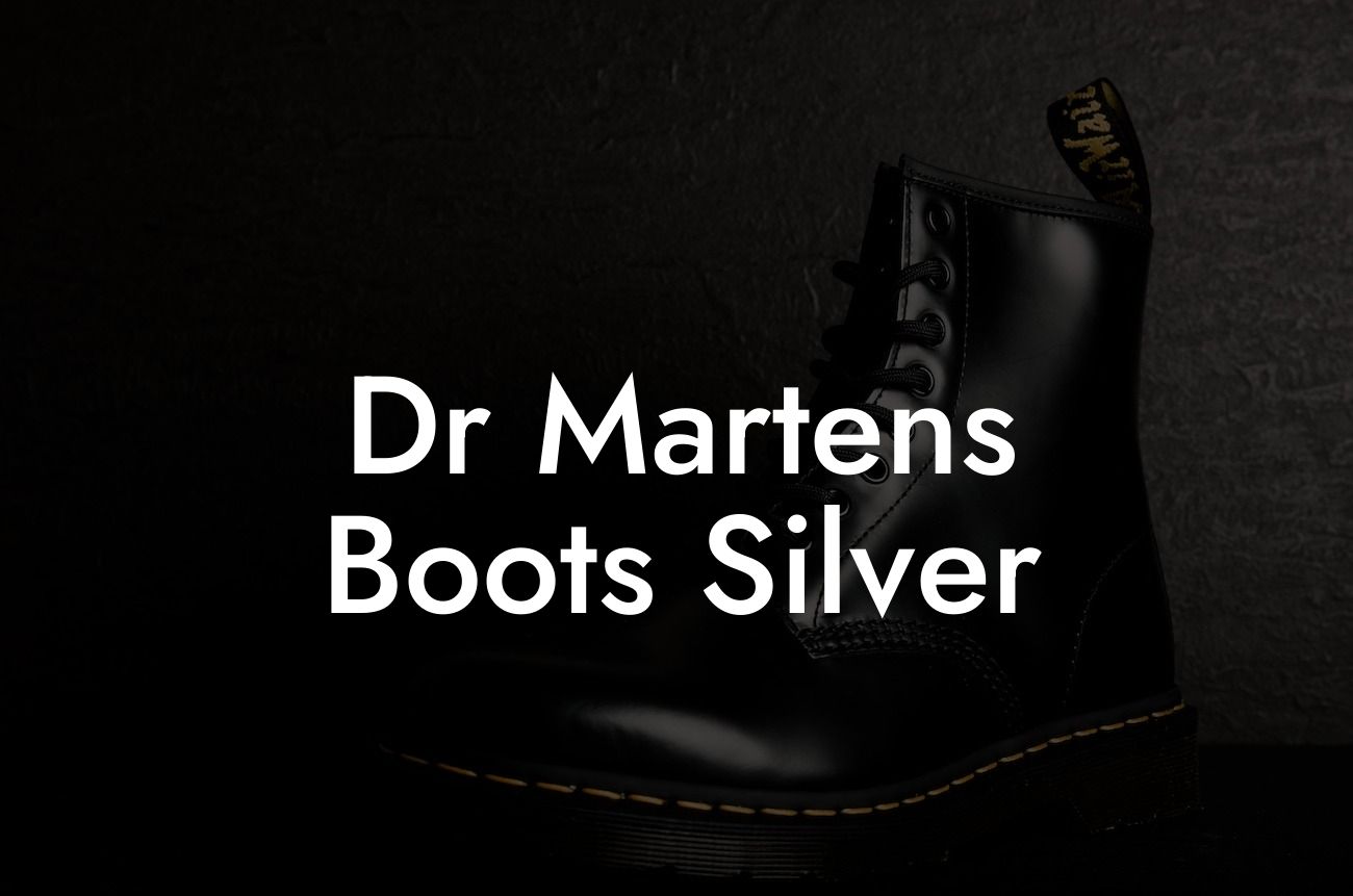 Dr Martens Boots Silver