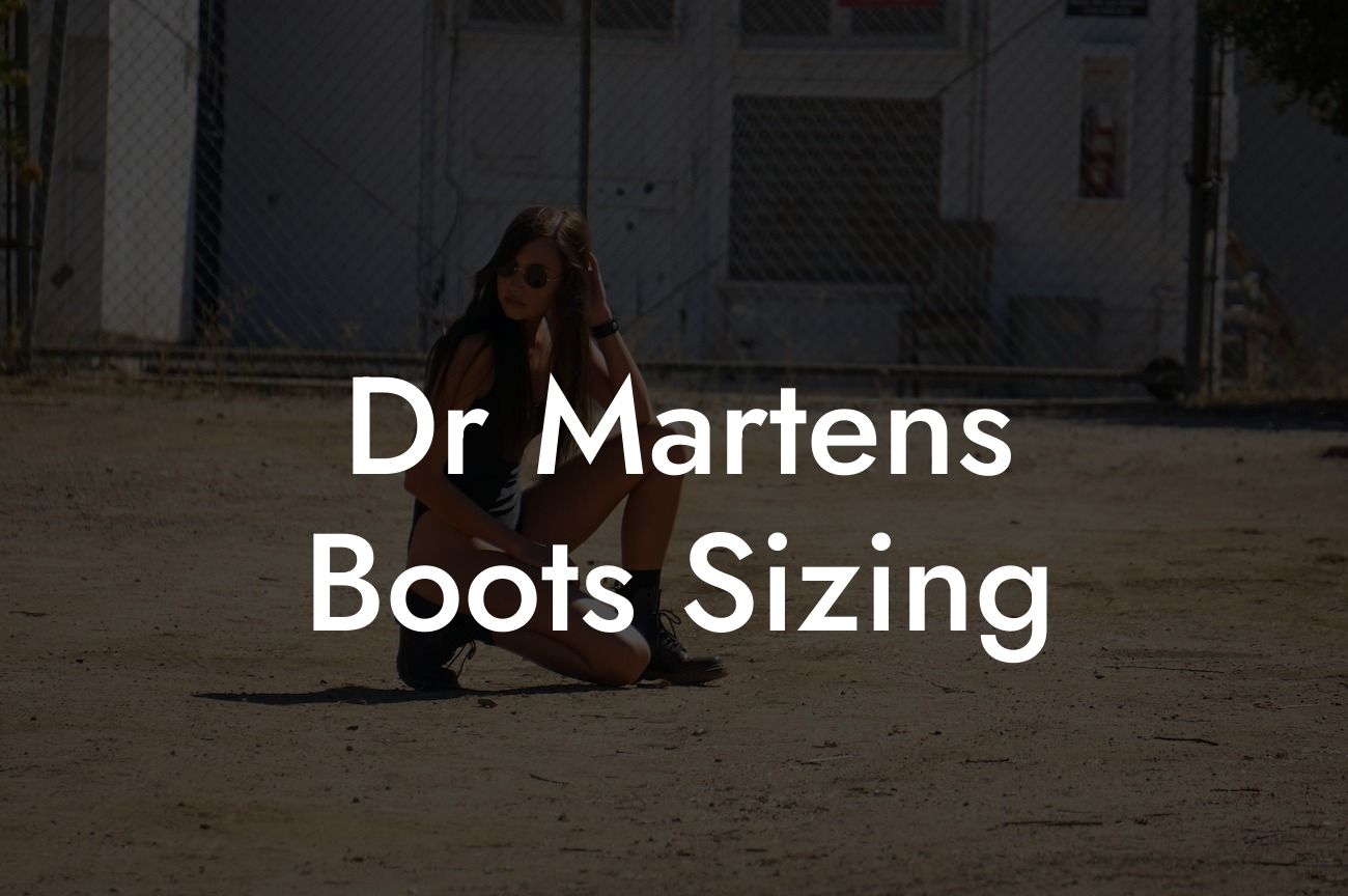 Dr Martens Boots Sizing