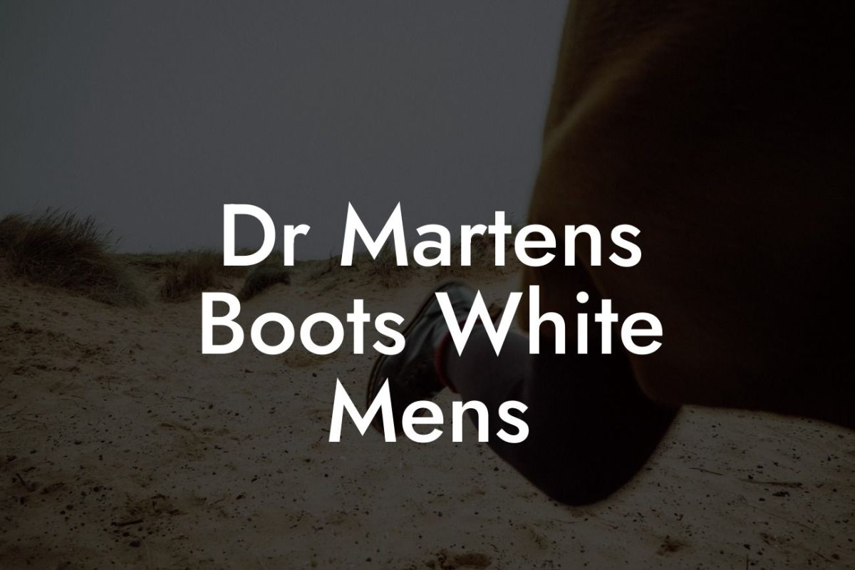 Dr Martens Boots White Mens