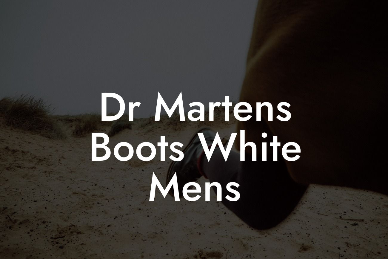 Dr Martens Boots White Mens