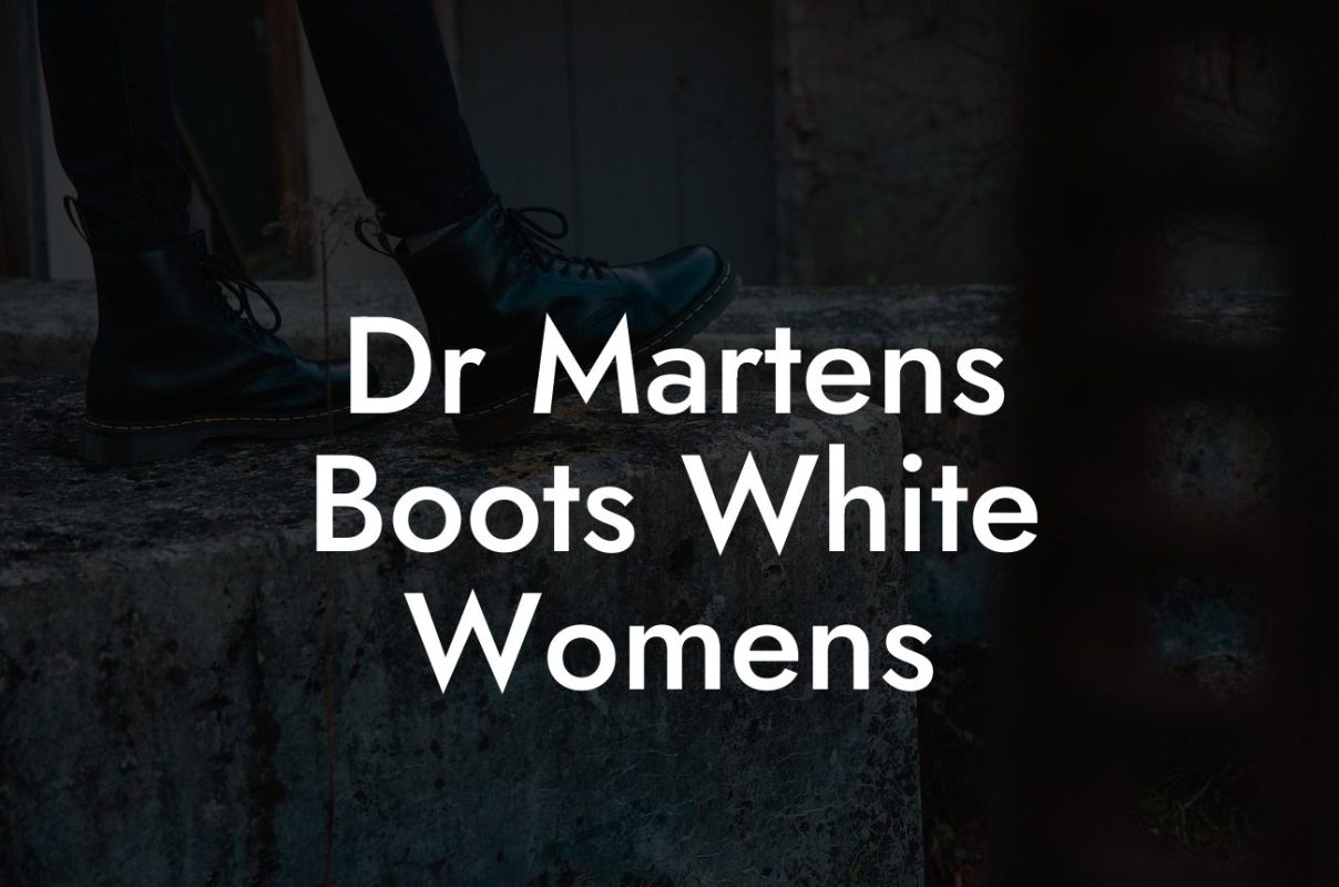 Dr Martens Boots White Womens