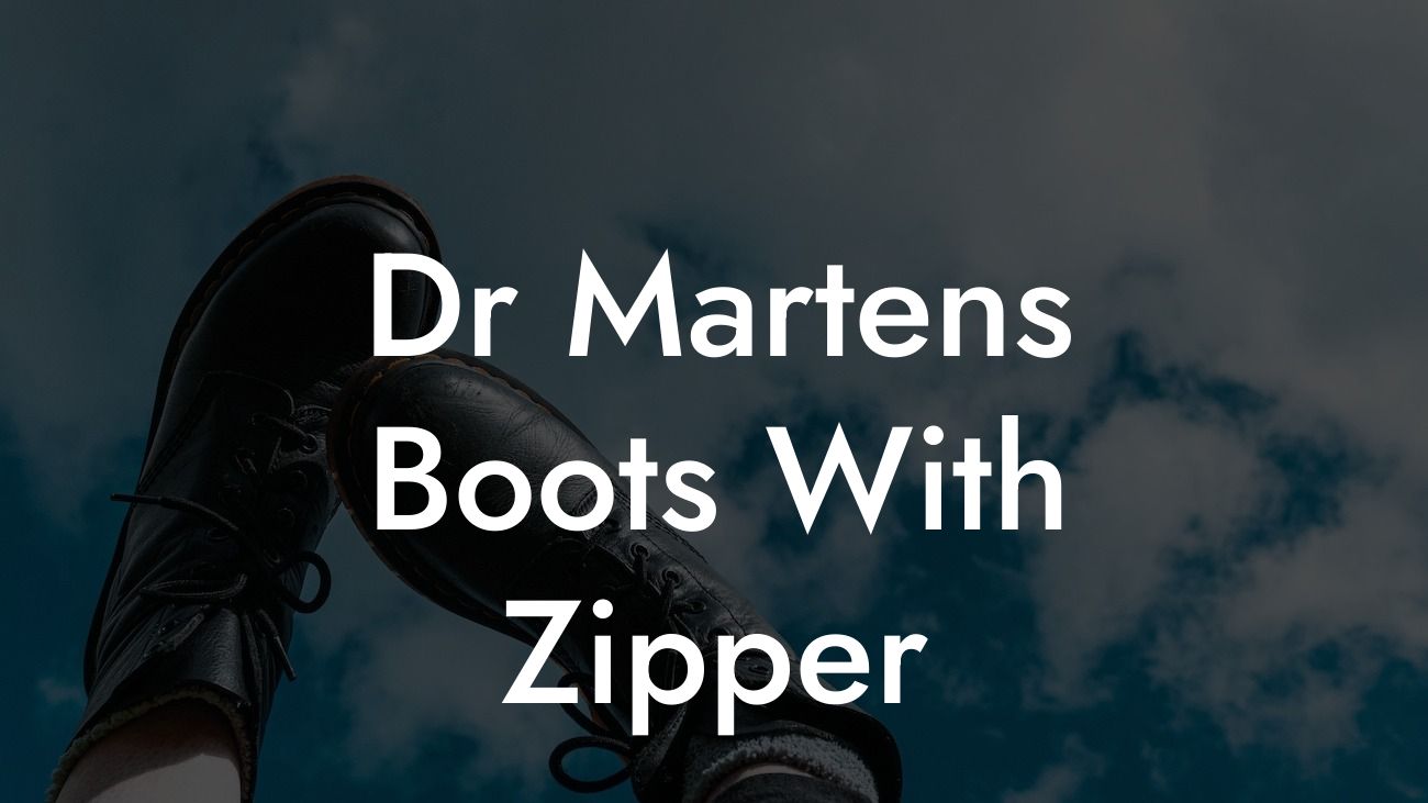 Dr Martens Boots With Zipper