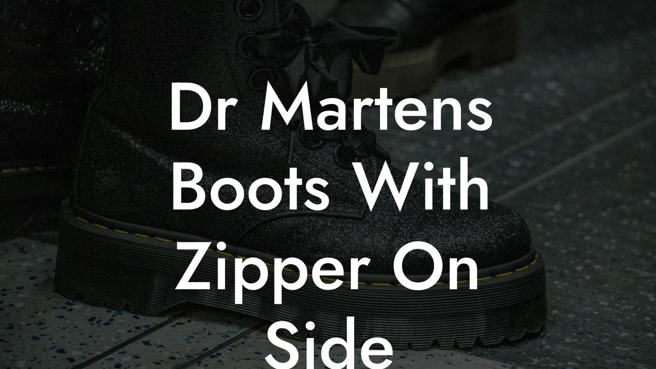 Dr Martens Boots With Zipper On Side