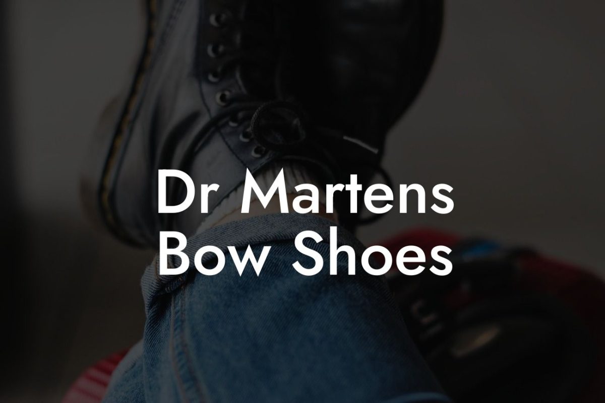 Dr Martens Bow Shoes