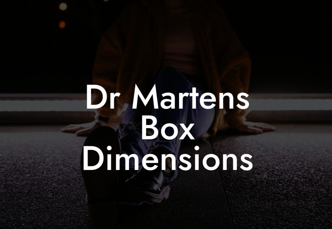 Dr Martens Box Dimensions