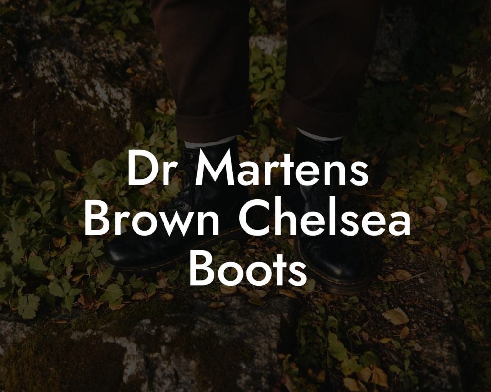 Dr Martens Brown Chelsea Boots