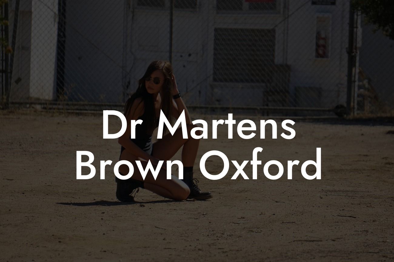 Dr Martens Brown Oxford