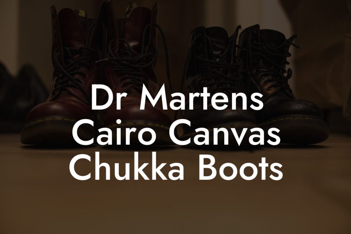 Dr Martens Cairo Canvas Chukka Boots