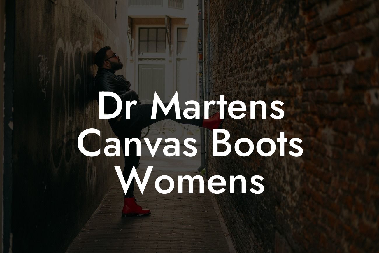 Dr Martens Canvas Boots Womens