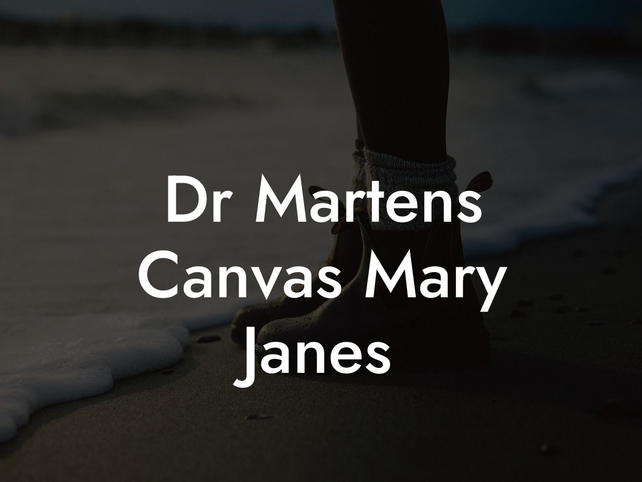 Dr Martens Canvas Mary Janes