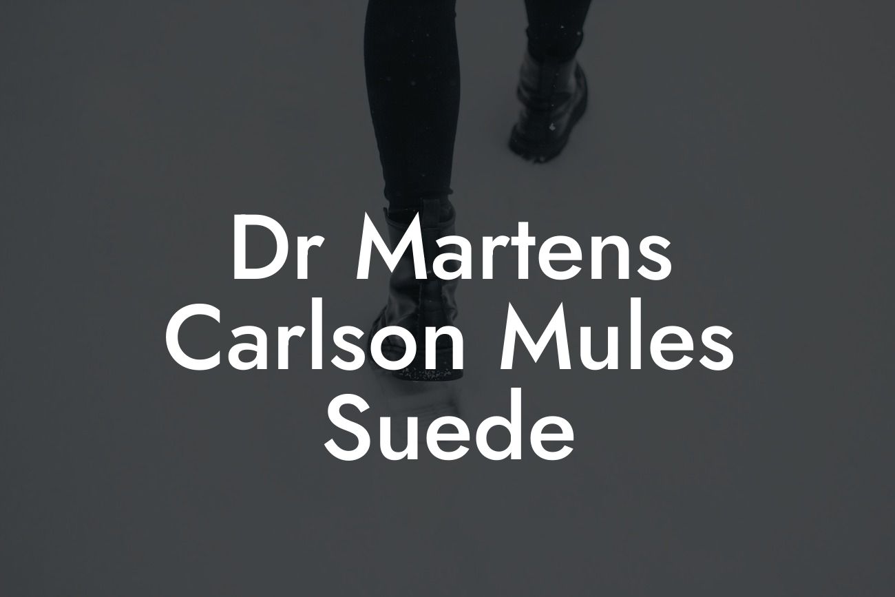 Dr Martens Carlson Mules Suede