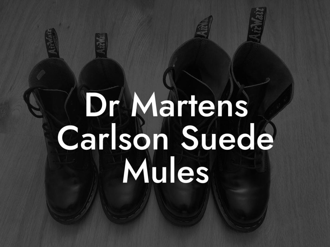 Dr Martens Carlson Suede Mules