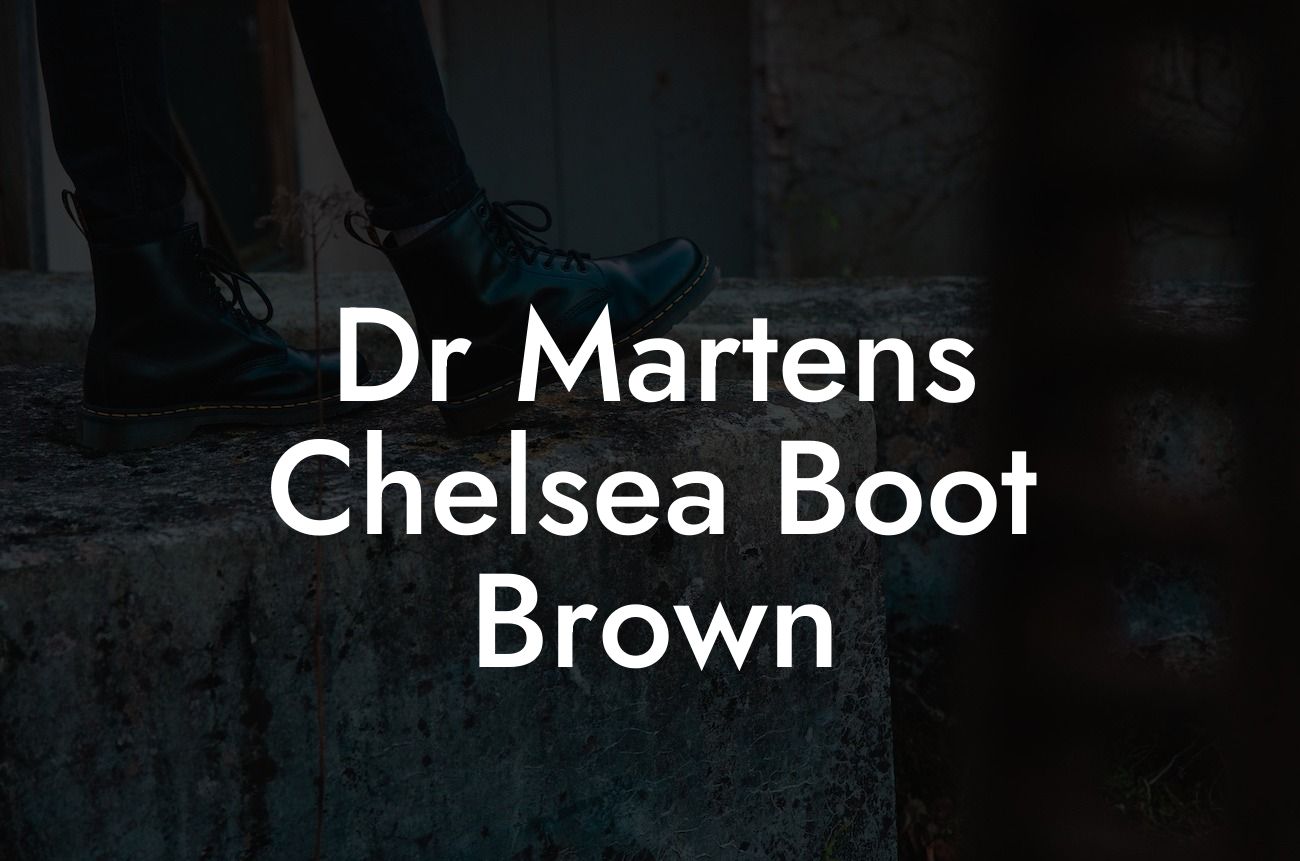 Dr Martens Chelsea Boot Brown