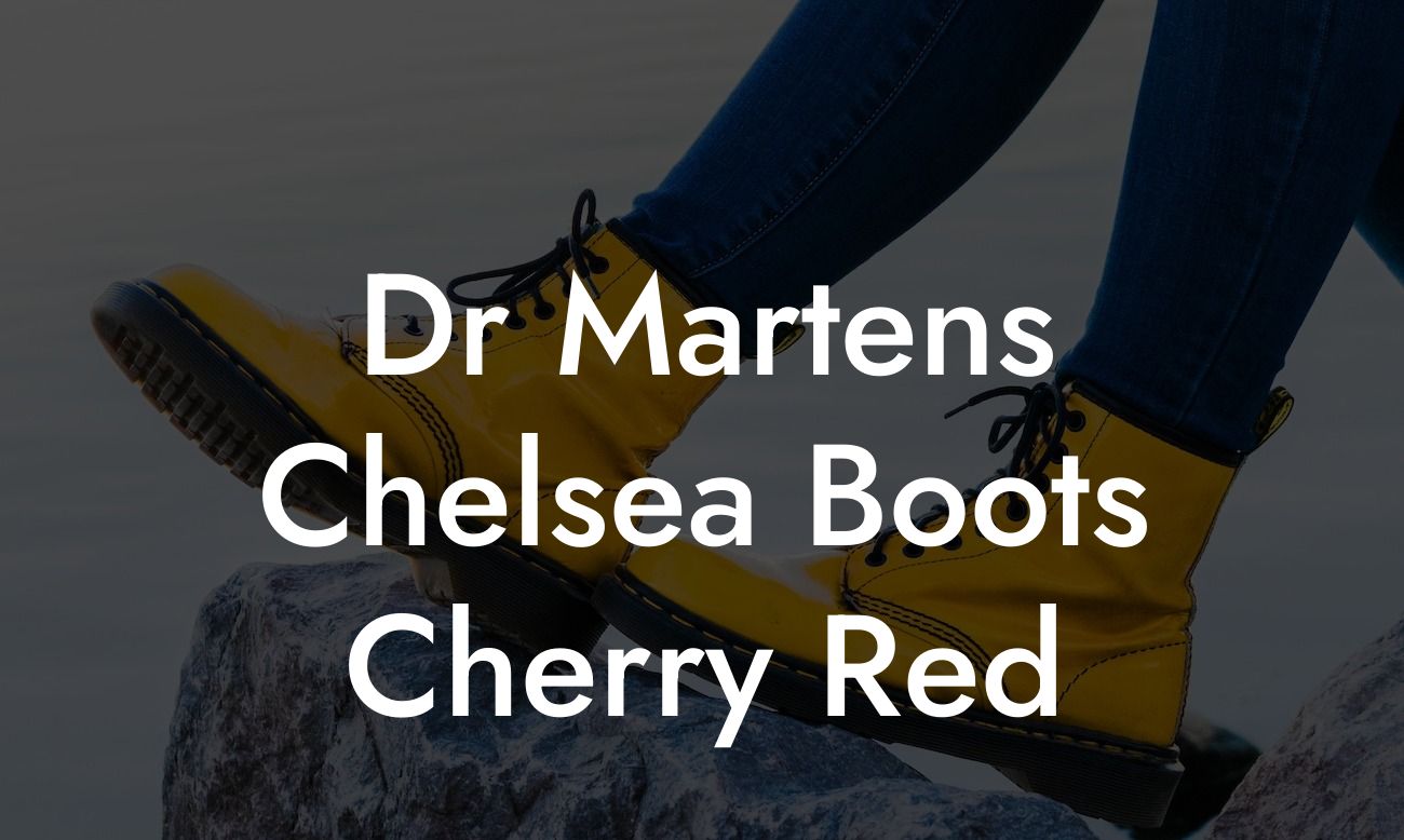 Dr Martens Chelsea Boots Cherry Red