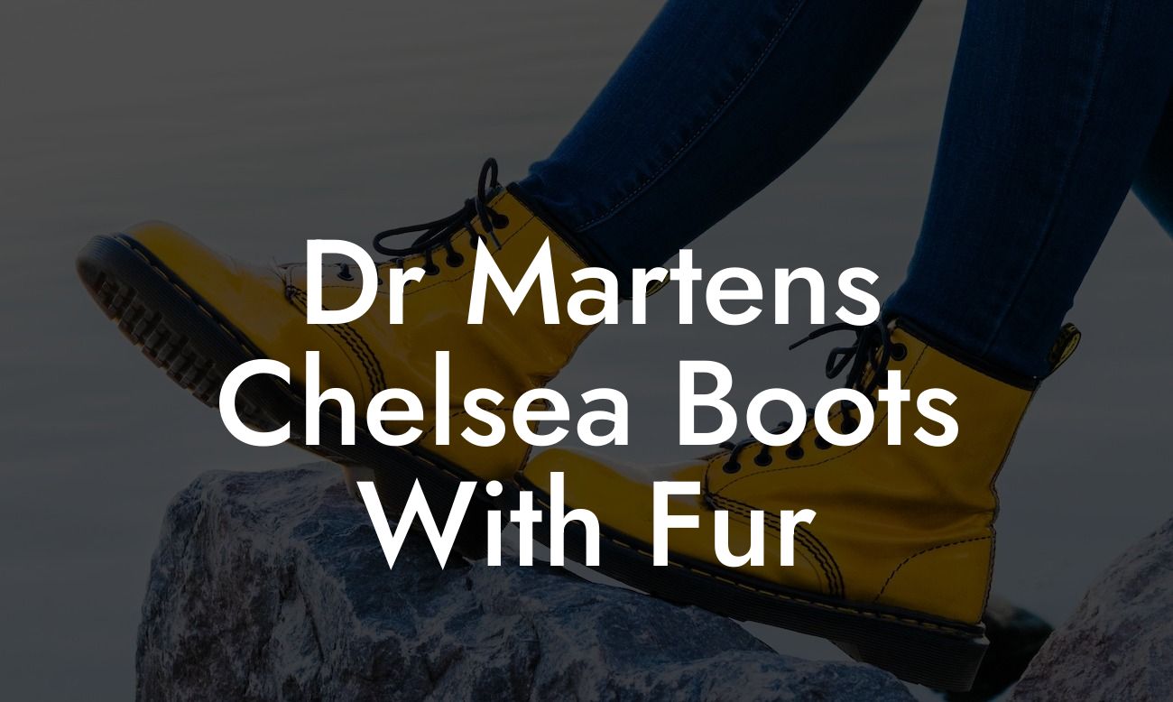 Dr Martens Chelsea Boots With Fur