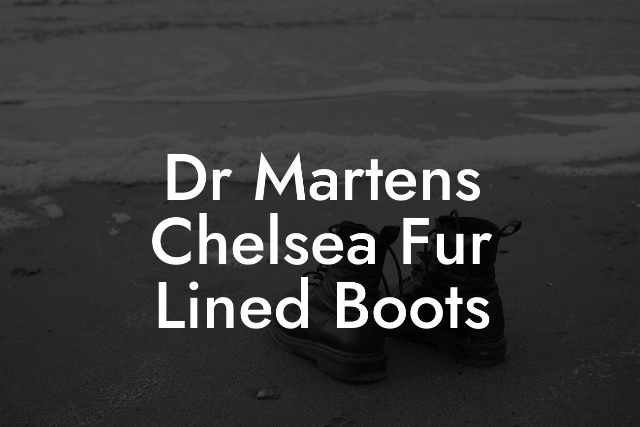 Dr Martens Chelsea Fur Lined Boots