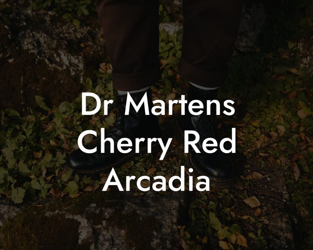 Dr Martens Cherry Red Arcadia