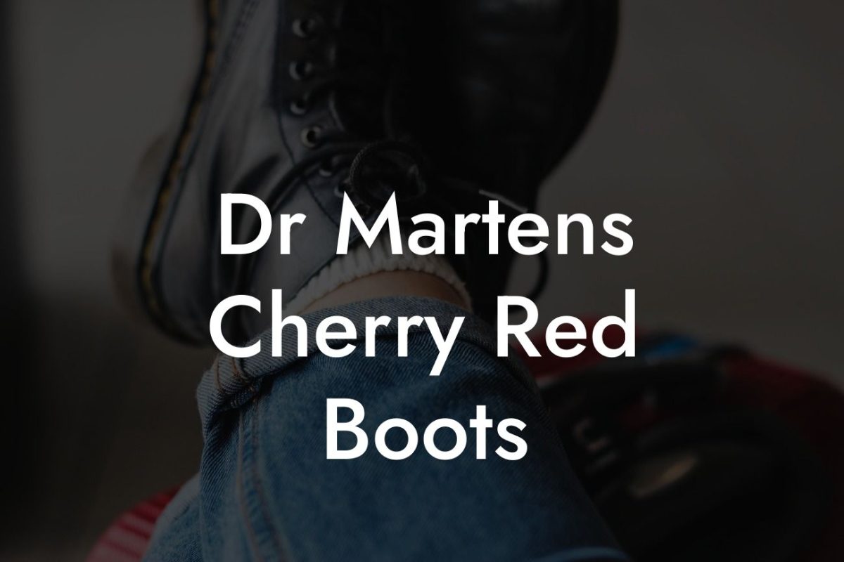 Dr Martens Cherry Red Boots