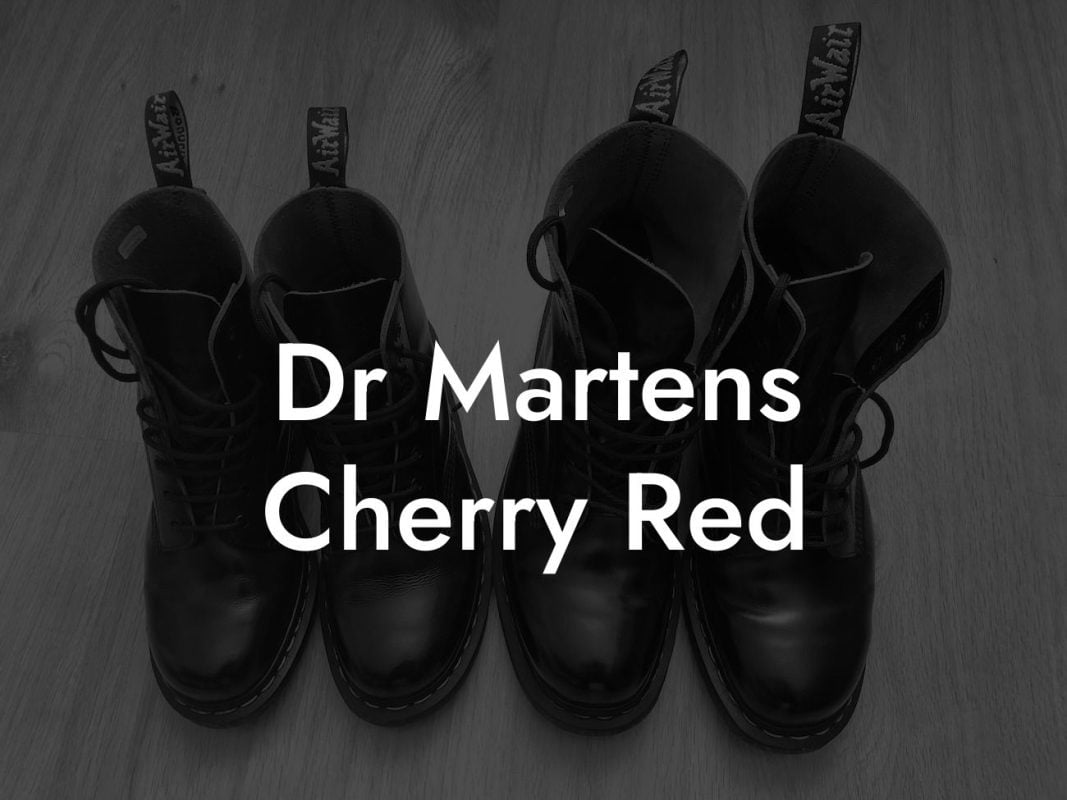 Dr Martens Cherry Red