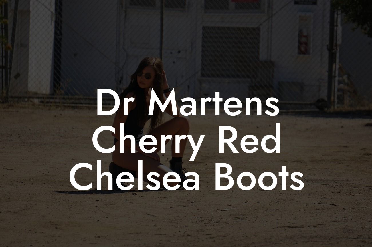 Dr Martens Cherry Red Chelsea Boots