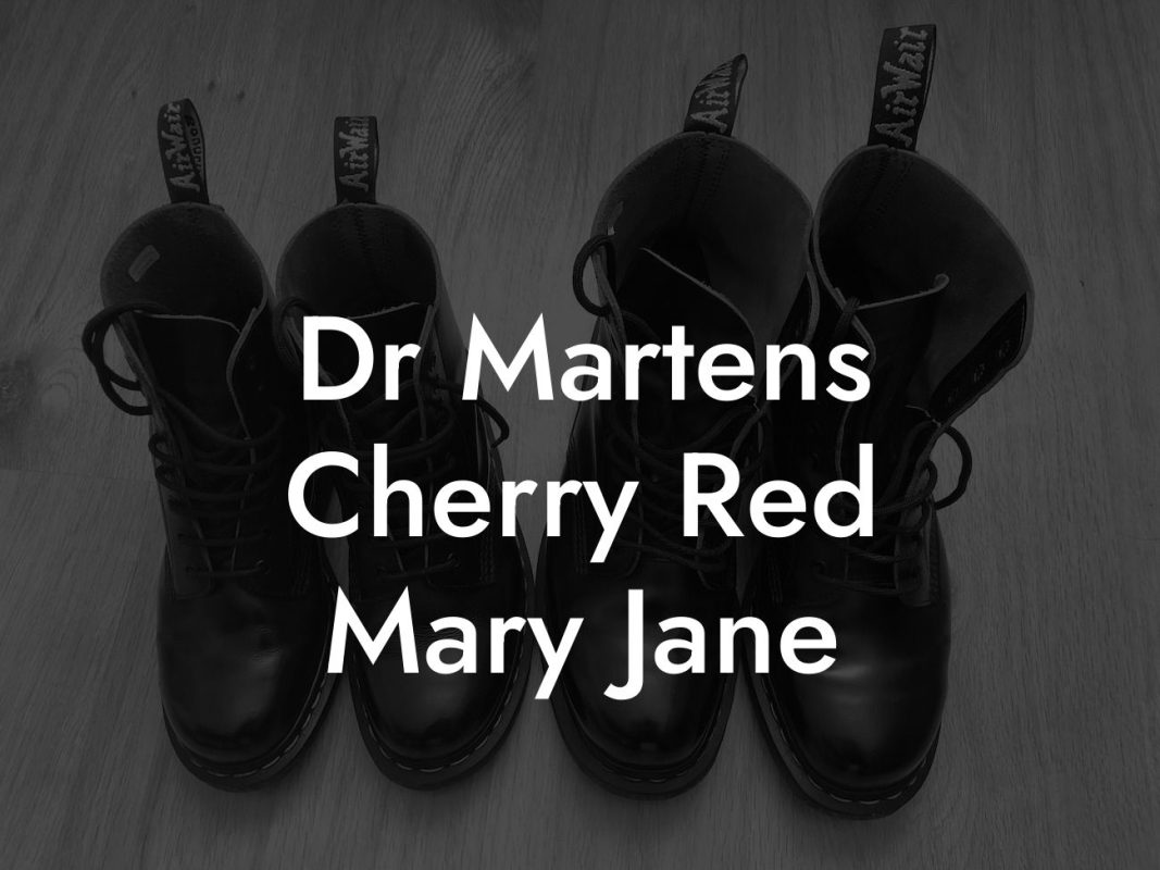 Dr Martens Cherry Red Mary Jane