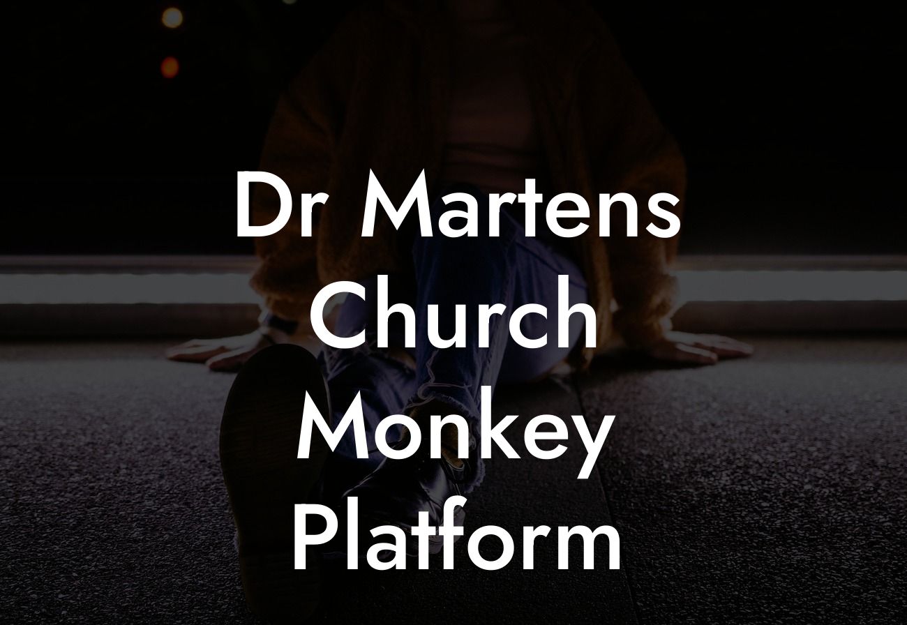 Dr Martens Church Monkey Platform