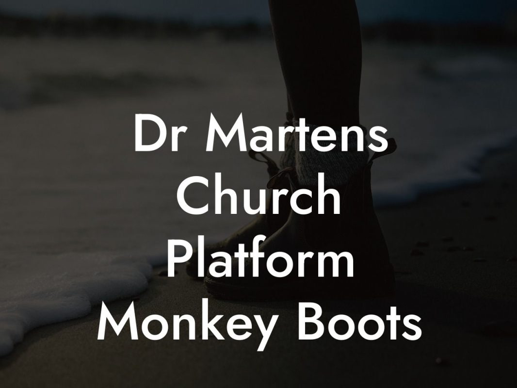 Dr Martens Church Platform Monkey Boots