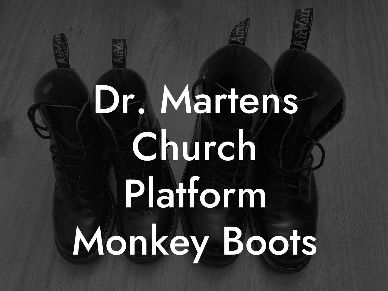 Dr. Martens Church Platform Monkey Boots