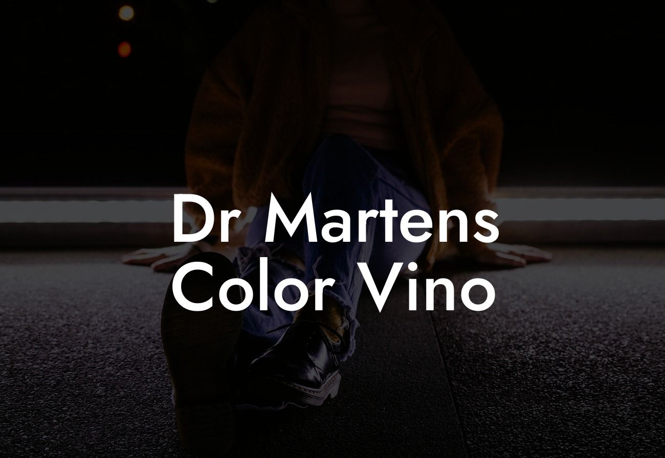 Dr Martens Color Vino