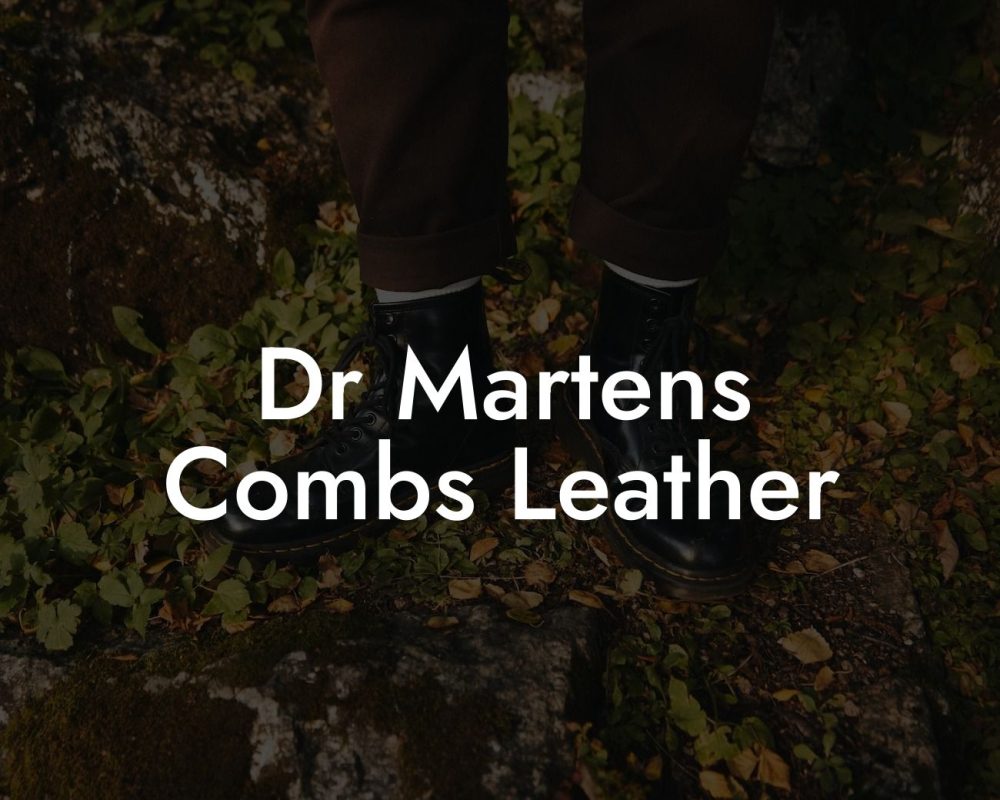 Dr Martens Combs Leather