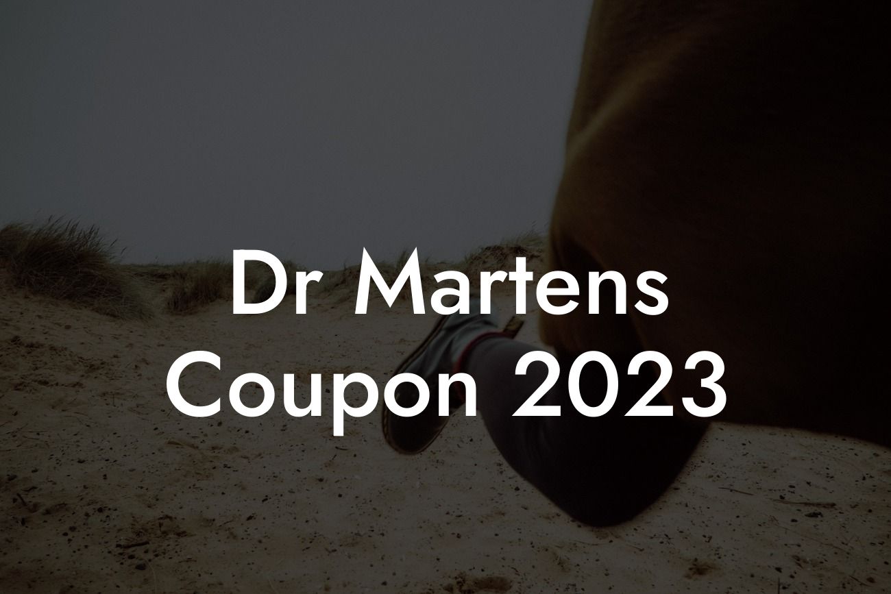 Dr Martens Coupon 2023