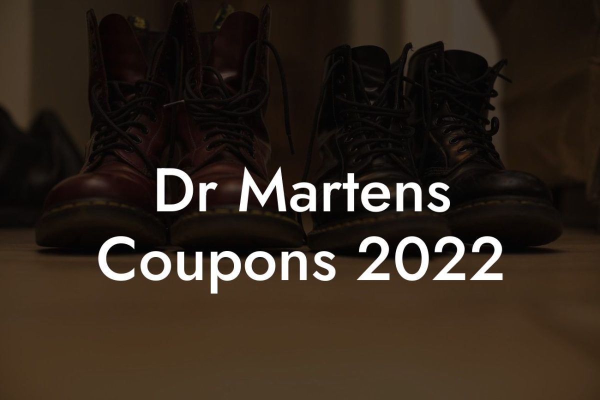 Dr Martens Coupons 2022