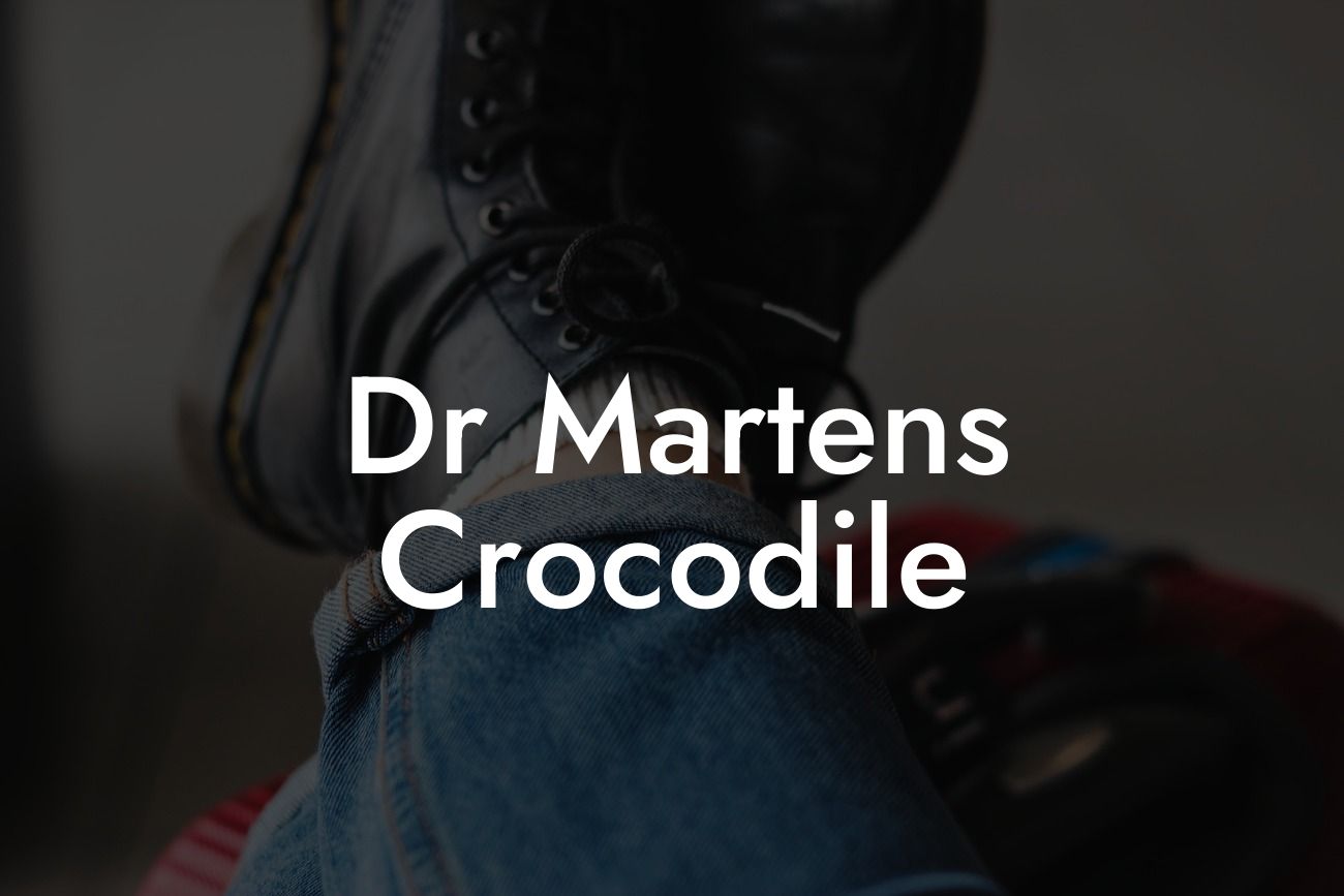 Dr Martens Crocodile