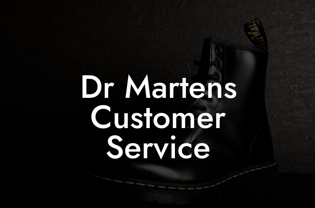 Dr Martens Customer Service