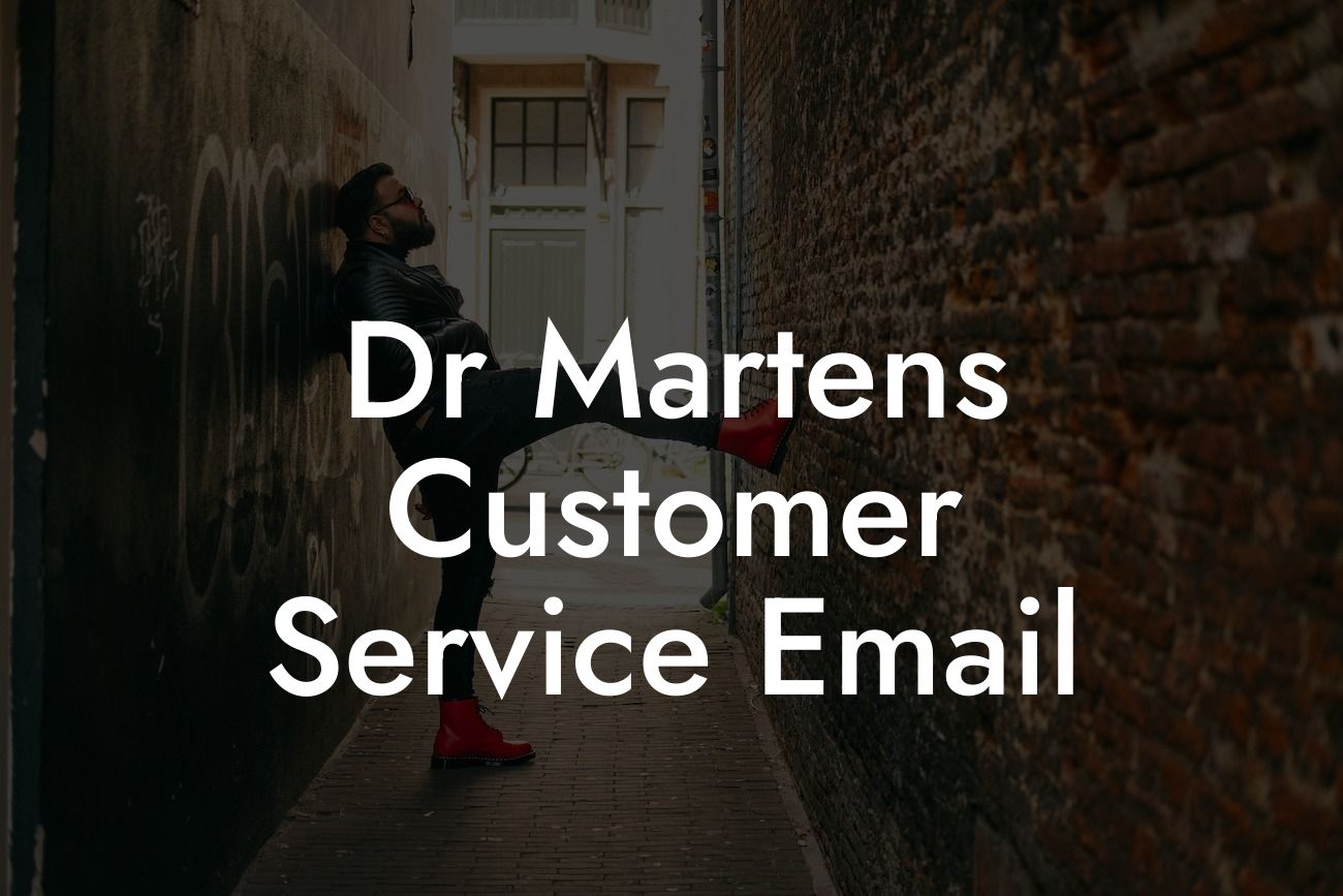 Dr Martens Customer Service Email