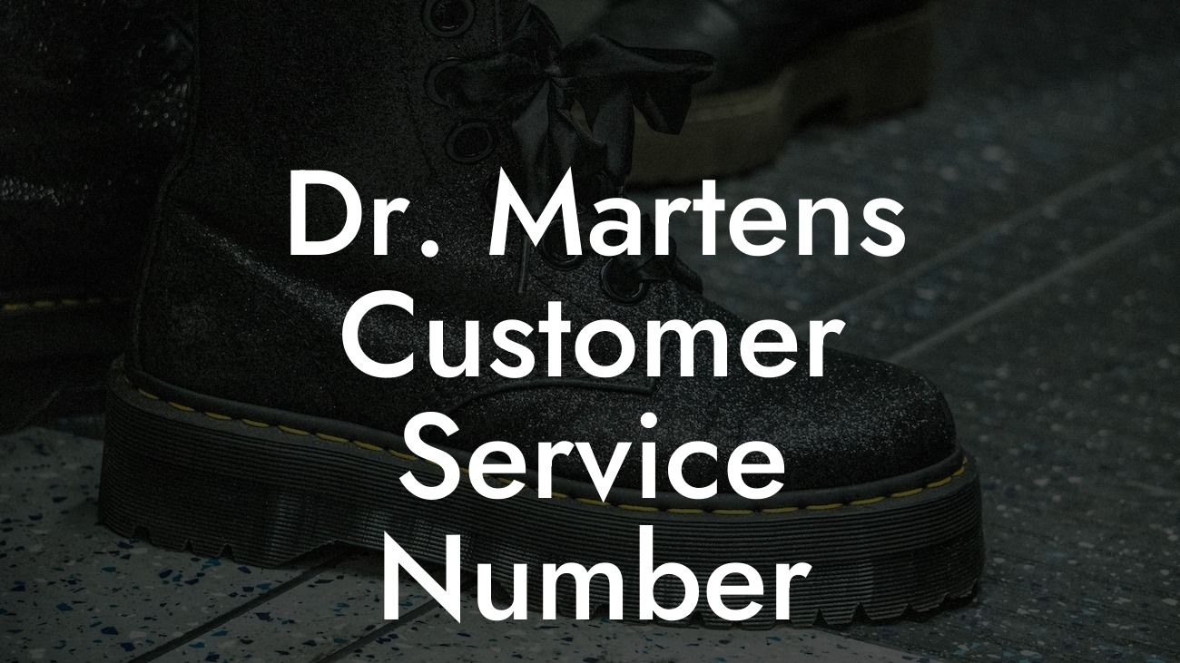 Dr. Martens Customer Service Number