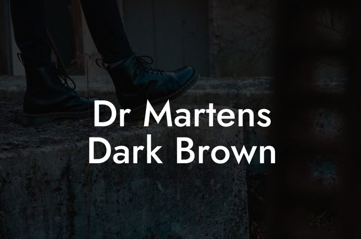 Dr Martens Dark Brown