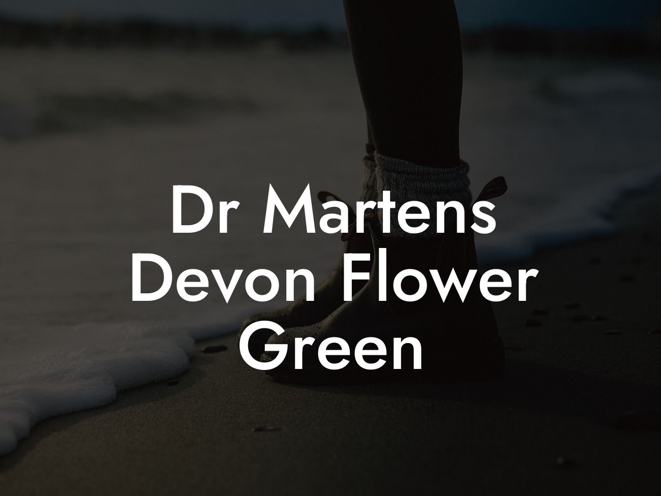 Dr Martens Devon Flower Green