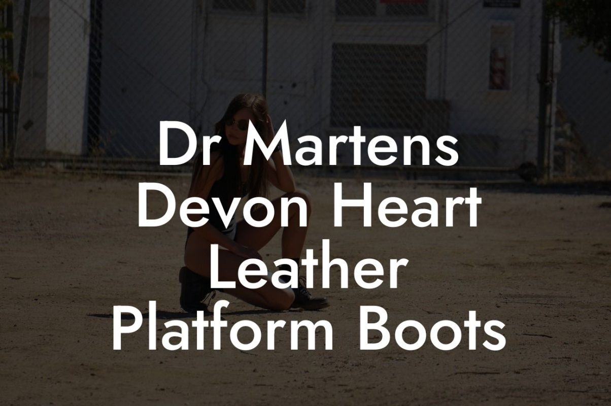 Dr Martens Devon Heart Leather Platform Boots