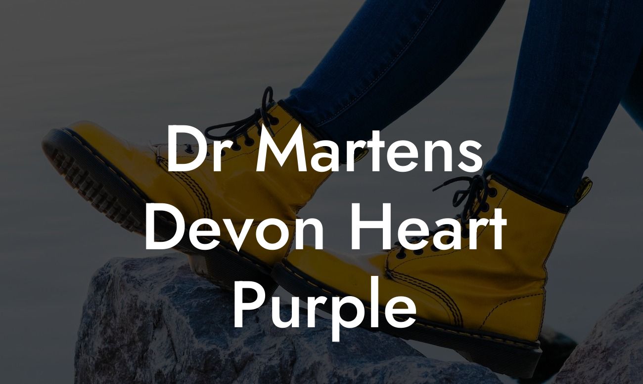 Dr Martens Devon Heart Purple